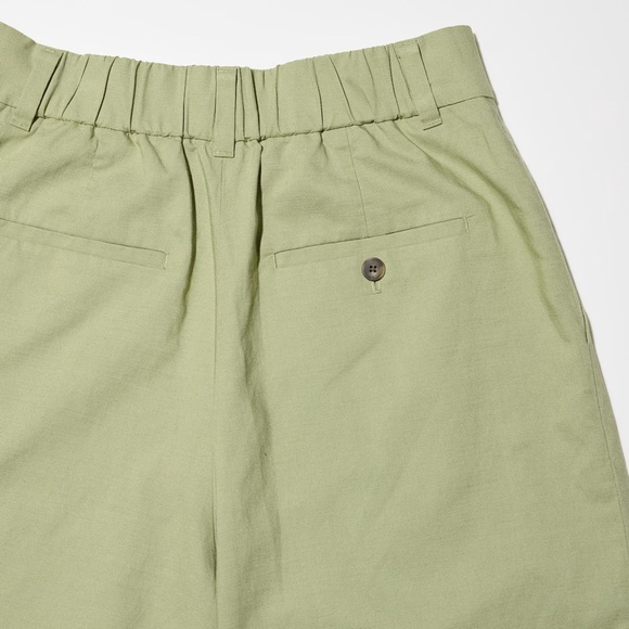 Uniqlo Linen Blend Pleated Tapered Pants - Picture 7 of 15